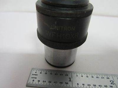 OPTICAL MICROSCOPE EYEPIECE UNITRON WFH10XR OPTICS AS IS BIN#K9-24 | eBay