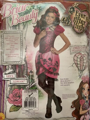 Rubie's Ever After High Briar Beauty Large 8-10 Jahre Kostüm Kinderkostüm 