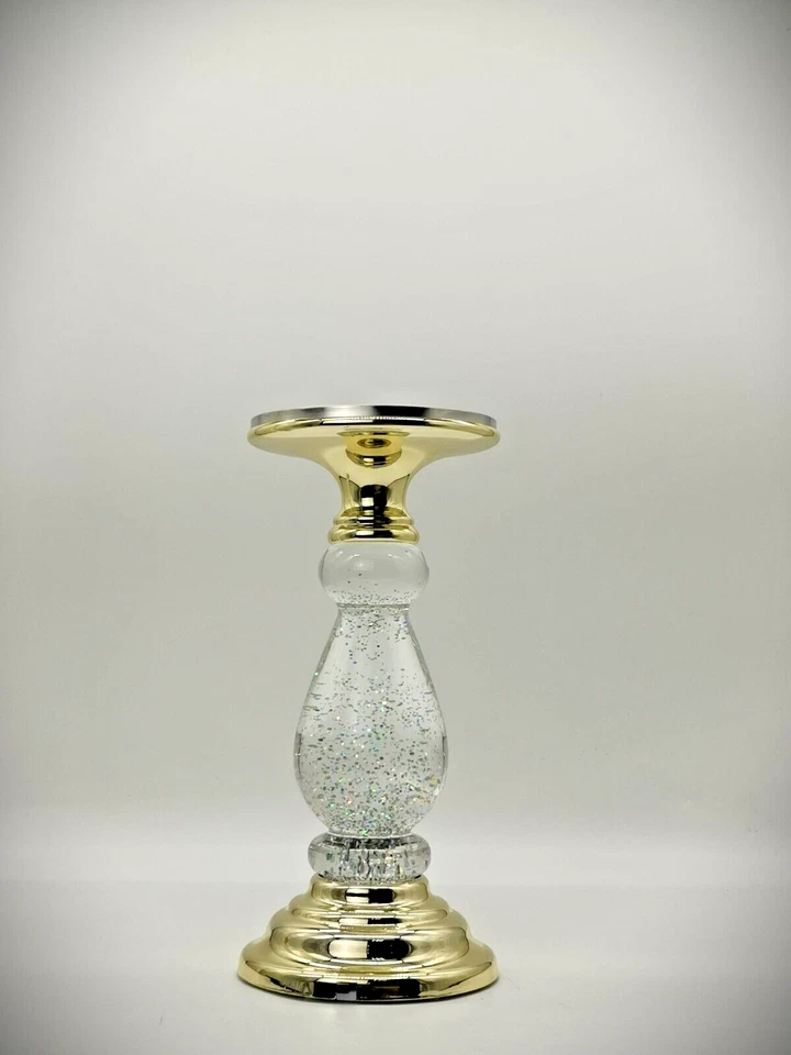 Pedestal Brillo Giratorio Dorado + Temporizador y USB para Cuerpo de Baño Funciona Velas de 3 Mechas Foto 4 de 4