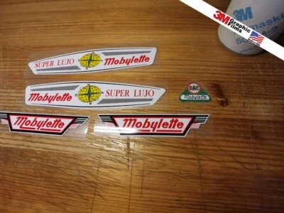 EGOVINYLS MOBYLETTE Mobylette Super Lujo decal set vinyl adesivi autocollants ステッ