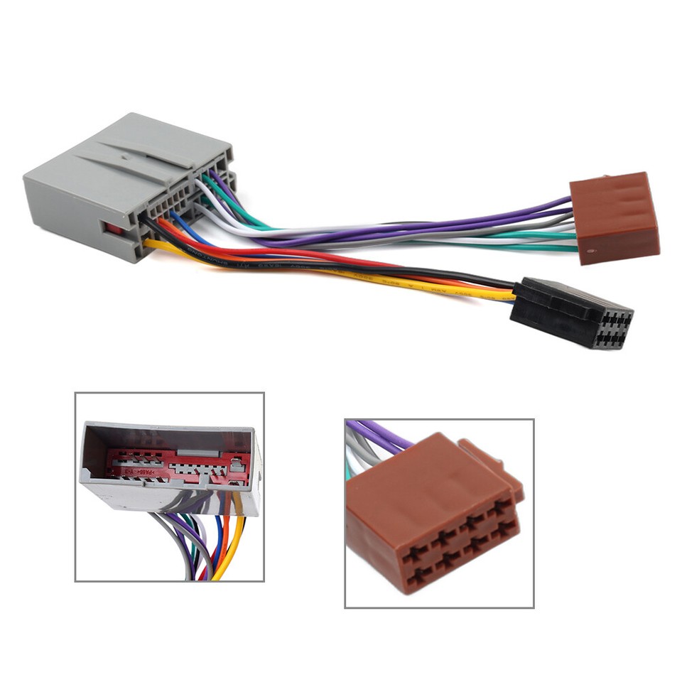 ISO WIRING HARNESS Stereo Radio Plug Lead Wire Connector Adaptor For