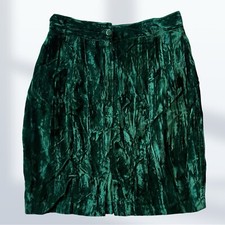 Vintage Contempo Casuals Velvet Skirt