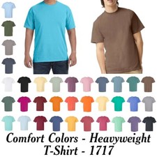 Comfort Colors 1717 Plain Cotton Heavyweight Crewneck Short Sleeve T-Shirt