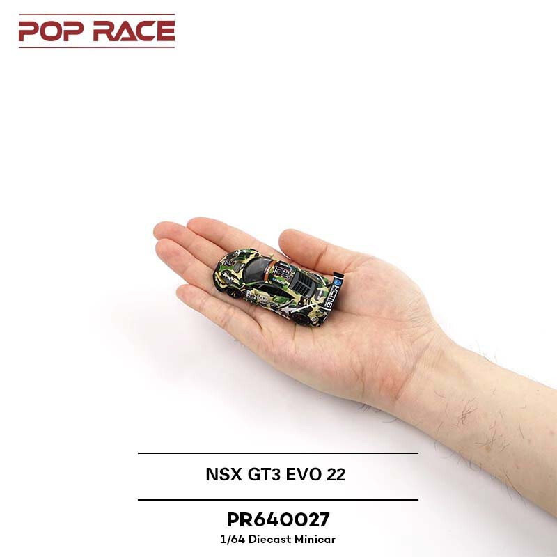 POP RACE 1:64 NSX GT3 EVO 22 bape Diecast Model Car | eBay
