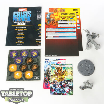 Marvel: Crisis Protocol - Rocket & Groot - unbemalt