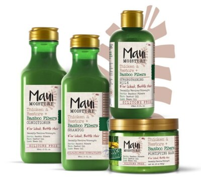 Maui Moisture Thicken & Restore + Bambusfasern Haarprodukt