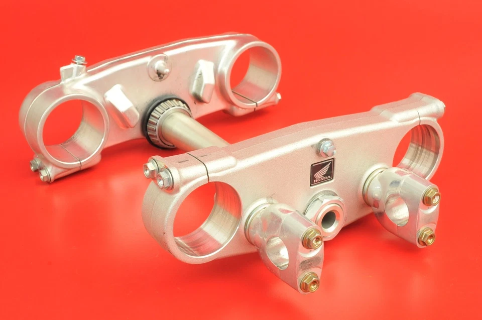 Abrazadera de horquilla inferior superior triple árbol Honda CR125 CR125R CR 125 2004-2007 como nueva Foto 4 de 4