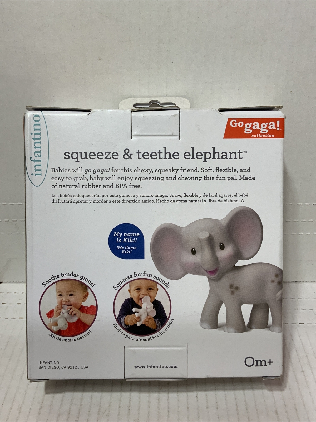 kiki elephant teether