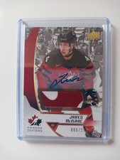 2019 Upper Deck Team Canada Juniors Jared McIsaac Auto Patch /199 Autograph #33