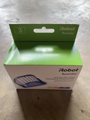 Genuine iRobot Roomba 600 AeroVac Filter Replacement 3 Pack New