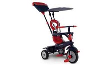 New SmarTrike Smart Trike 4-in-1 Vanilla Tricycle Navy Blue Easy Grip Handles Uk