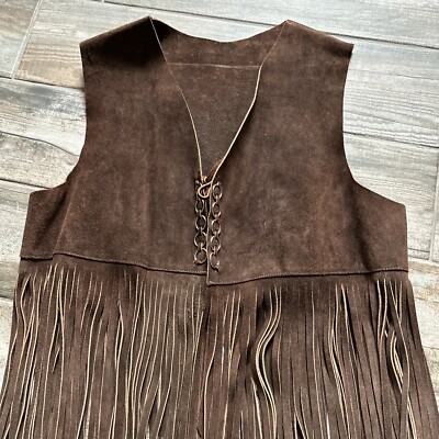 70's〜 Rancher by Schott Suede Vest Small 70s Schott Suede Rancher Western Vest / Trucker Style
