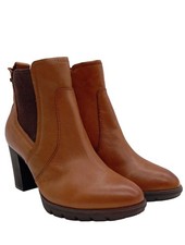 ROBERTO SANTI Reißverschluss-Stiefeletten Damen Stiefeletten Gr. DE 38 braun