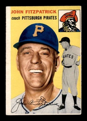 1954 Topps #213 Johnny Fitzpatrick CO RC VG/VGEX X3381733