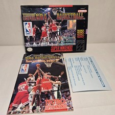Super Nintendo TECMO Super NBA Basketball - "BOX  MANUALS ONLY"- NO GAME