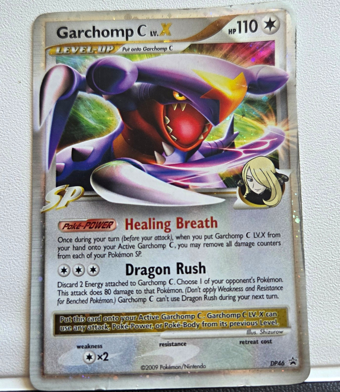 Garchomp C Lv.X DP46 Holo Rare 110 HP ENG