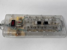 Belkin 8 Outlet Surge Master II 2 Suppressor Clear Transparent F5C695TEL