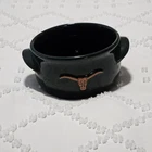 Frankoma Pottery Green Longhorn Chili Crock 375
