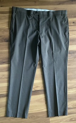 Ralph Lauren Dress Pants Mens 42x30 Slim Fit Stretch Formal Trousers Office Work