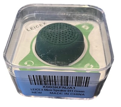 LEICEX BTS0011 Green Portable Bluetooth Speaker Microphone Wireless Remote