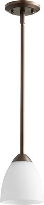 Quorum Barkley 6'' Pendant Light in Oiled Bronze