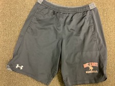 Under Armour Pockets Men's Athletic Shorts Size Medium WC East Baseball Gray