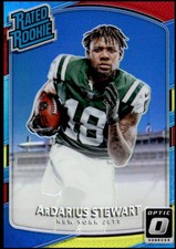 2017 Donruss Optic ArDarius Stewart #153 Red and Yellow RC Rated Rookie JETS HY2