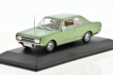 OPEL Rekord C 2-Door green metallic 1966 1/43 MINICHAMPS 430046102