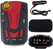 Car Radar Detector Laser Radar Detectors 360° GPS Speed Police Safe 16 Band