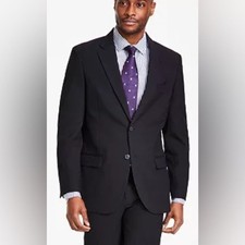 NWT Nautica Modern Fit Bi-Stretch Suit Jacket in Black - Size 42R