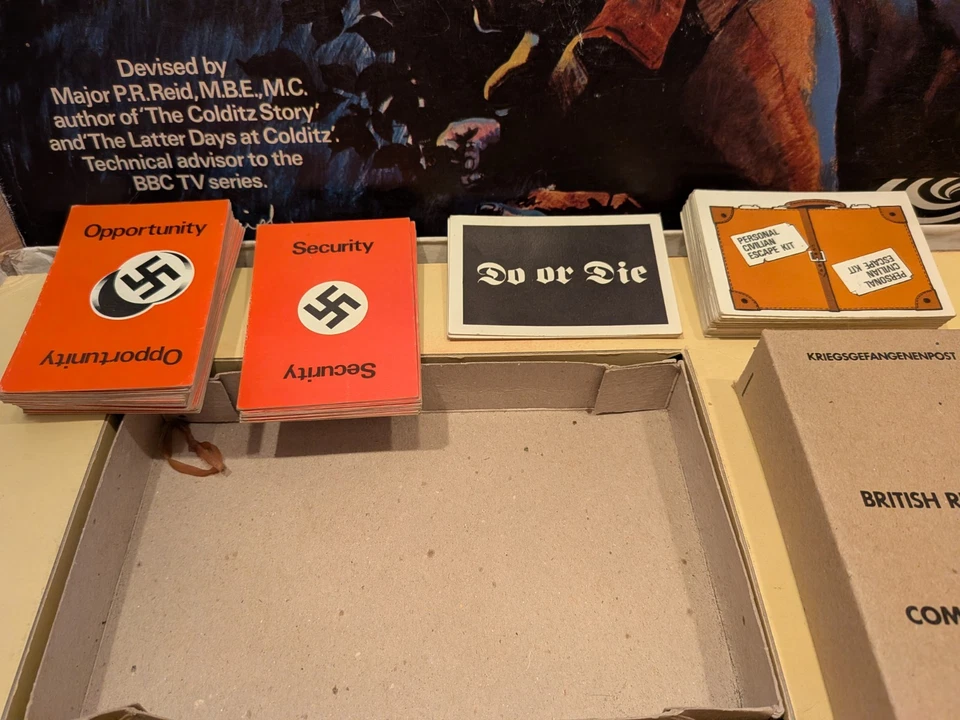 Escape From Colditz Vintage 1970's Board Game Original Box Cover By Parker Games - Image 4 of 4