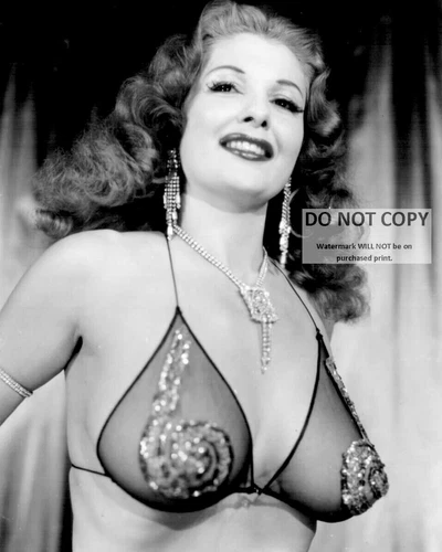 TEMPEST STORM ACTRESS AND BURLESQUE PERFORMER - 8X10 PUBLICITY PHOTO (BT-176)