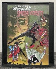 The Amazing Spider-versity Marvel Comic Wall Art Framed 8" X 10"