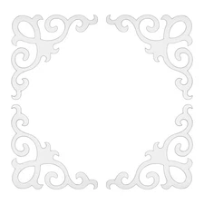 4 Pcs Seif-Adhesive Wall Sticker Mirror Decals for Home, Silver (10x10cm)