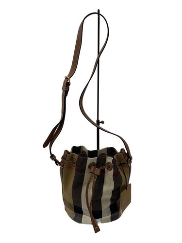 BURBERRY Shoulder Bag Multicolor Check 8084045 Bucket 24aw Used