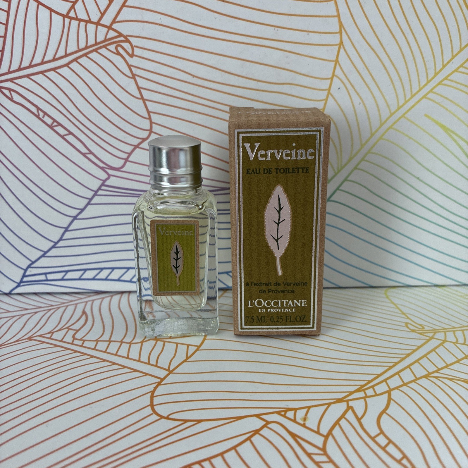 L'Occitane Verveine Eau de Toilette EDT Mini Travel Size 7.5ml Brand New