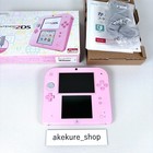 Nintendo 2DS Pink Handheld System Console w/ Box & Charger NTSC-J From Japan