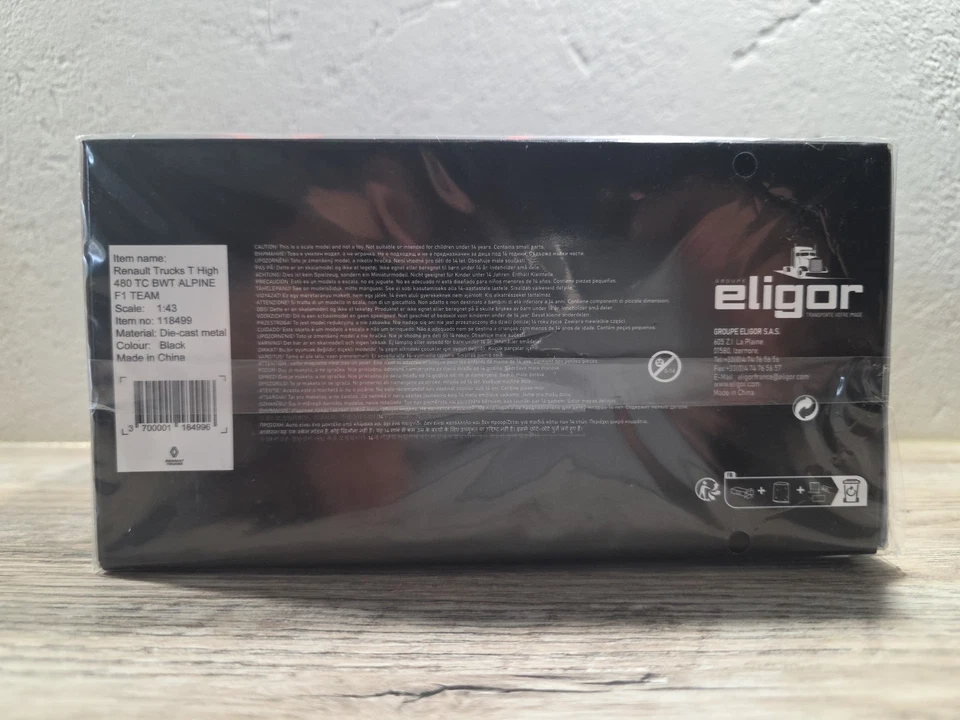 camion eligor 1/43 Renault T Alpine F1 TEAM - Photo 2/3