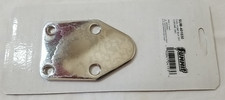 Summit Chevy Small Block Steel Fuel Pump Block Off Plate Chrome Sum-401030
