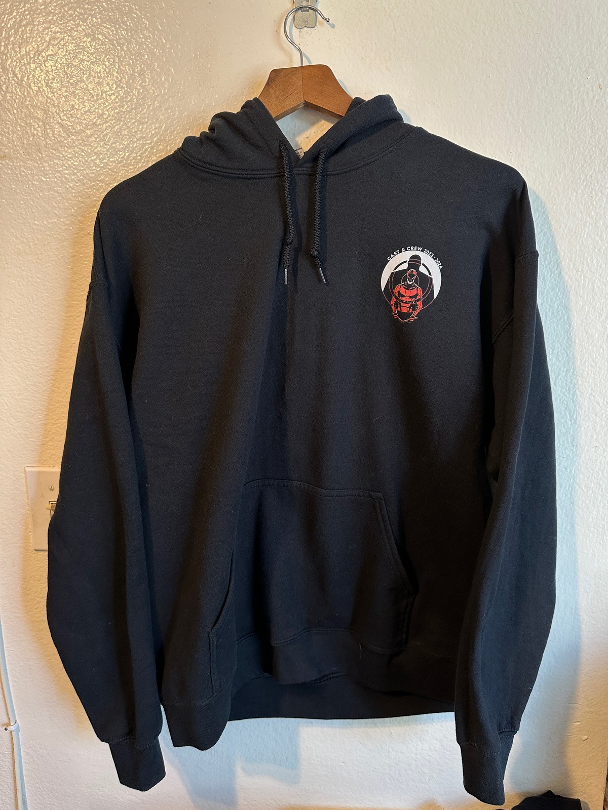 Daredevil Born Again Season One Marvel Studios New L Cast Crew Wrap Gift Hoodie image 9