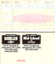 ERIC CLAPTON CONCERT TICKET STUB, 8/17/1990, NASSAU COLISEUM