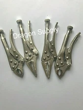 New 4pc Vice Grip Mini Locking Pliers Set HIGH CARBON STEEL