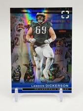 2025 Panini Photogenic #21 Landon Dickerson Blue Parallel 49/49 EAGLES