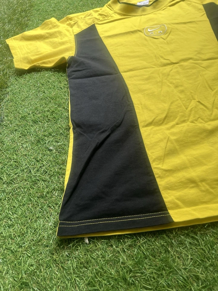 Nike Air Maillot d'entraînement jaune/noir manches courtes taille XS - Photo 3/4