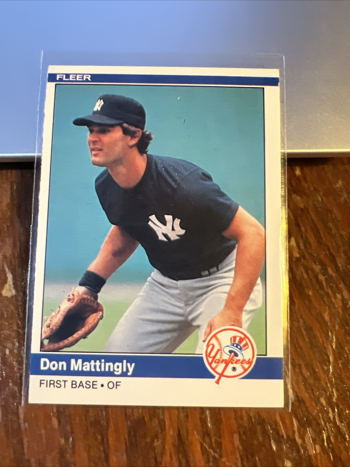 Don Mattingly 1984 Fleer Baseball Rookie Card RC #131 New York Yankees EX-NM