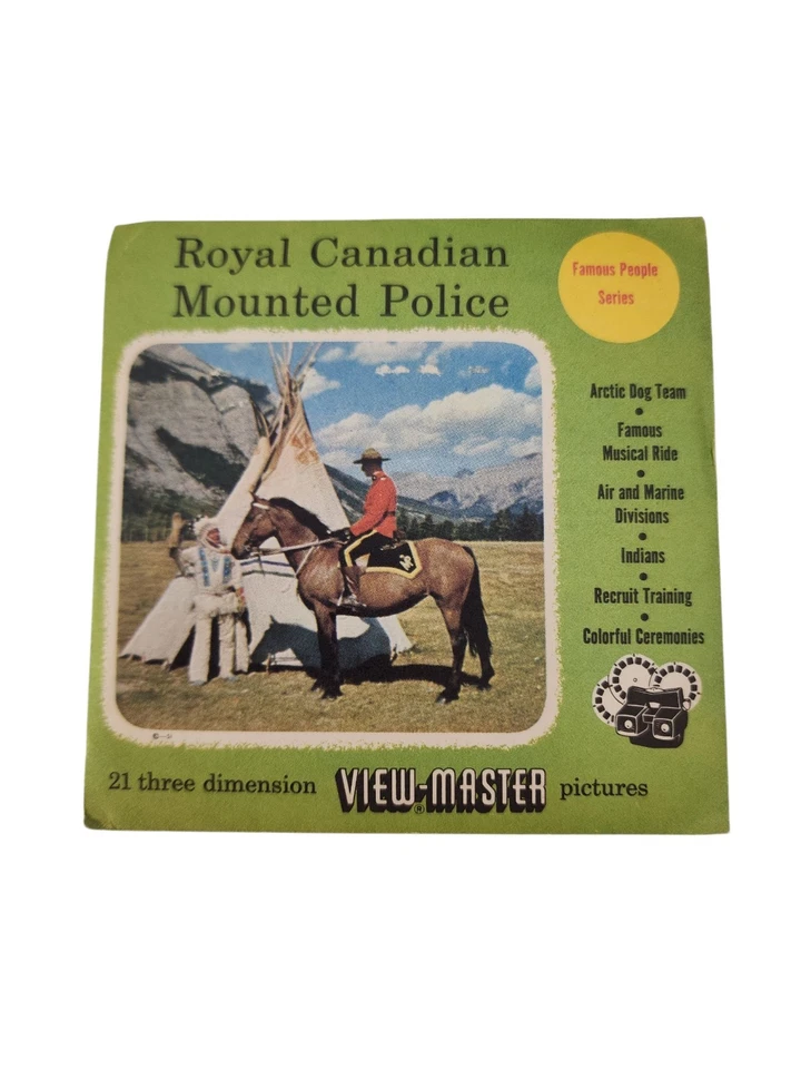 View-Master Royal Canadian Mounted Police 3 reel packet/booklet 705 A-C - Image 2 of 2