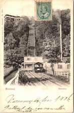 1906, RAILROADS, Mount Royal Elevator, MONTREAL, Canada Postcard