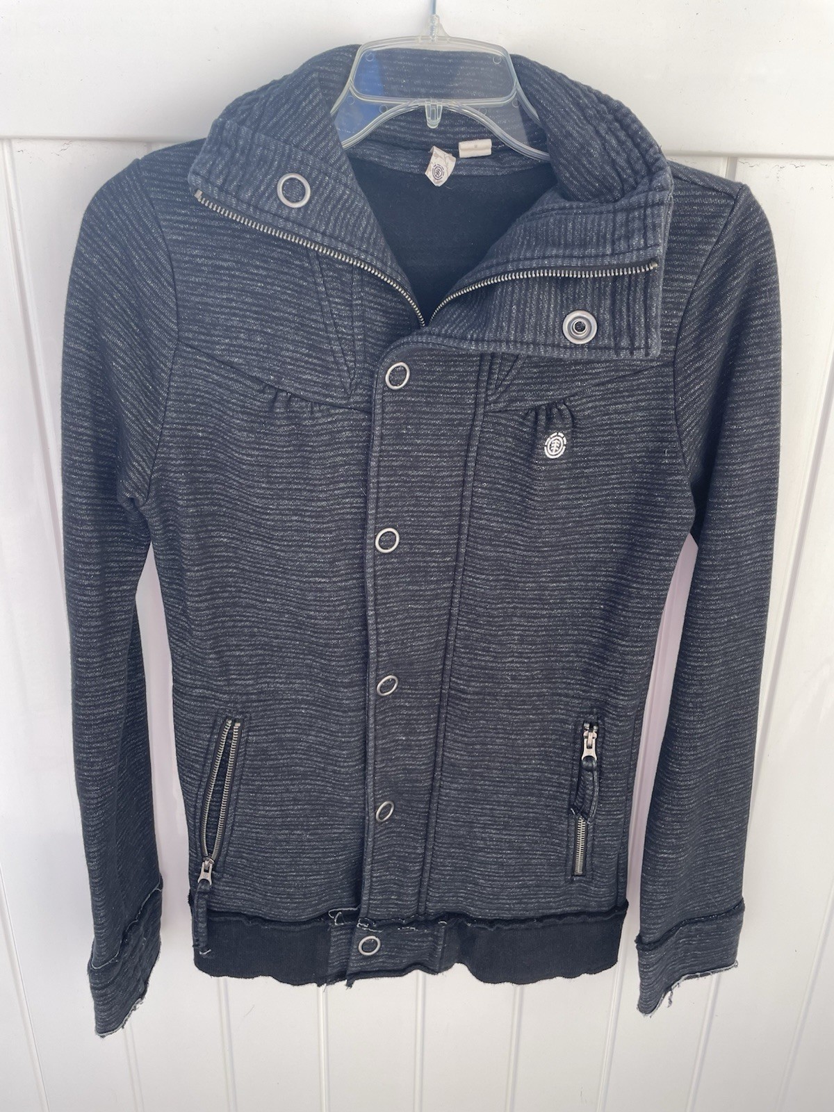 Elements Fall Jacket Distressed Look Lightweight … - image 1