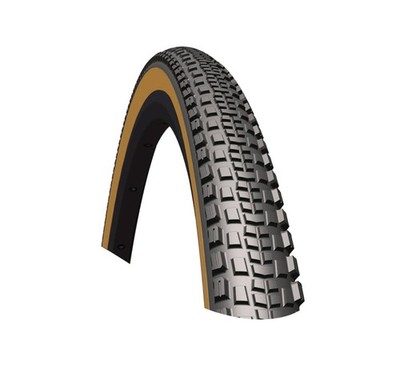 RUBENA Bicycle tire cover X-ROAD 700X40 GRAVEL TUBELESS TANWALL