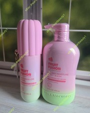 bath and body works fruit fusion watermelon whirl body wash and perfume mist